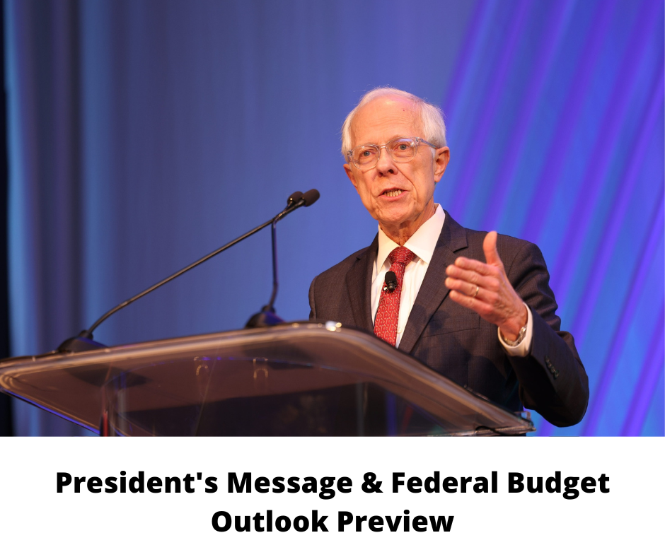 25 Annual - Presidents Message & Federal Budget Outlook Preview